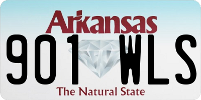 AR license plate 901WLS