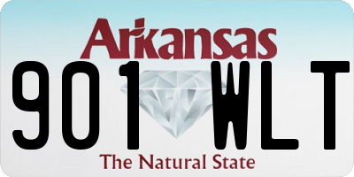 AR license plate 901WLT