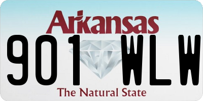 AR license plate 901WLW