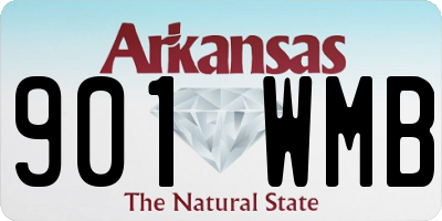 AR license plate 901WMB