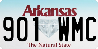 AR license plate 901WMC