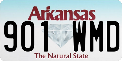 AR license plate 901WMD