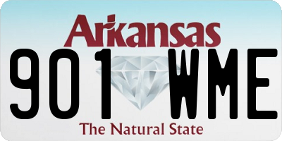AR license plate 901WME