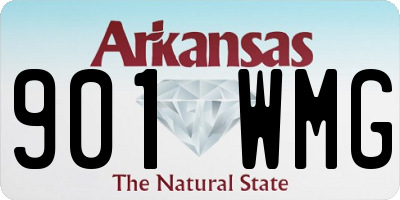 AR license plate 901WMG