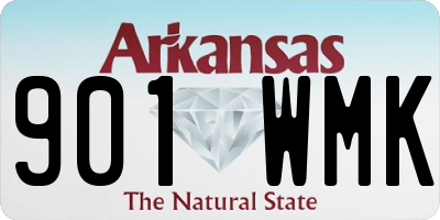 AR license plate 901WMK