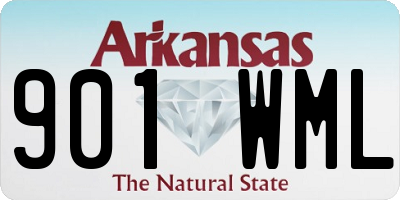 AR license plate 901WML