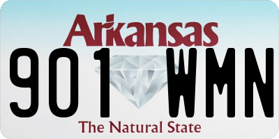 AR license plate 901WMN