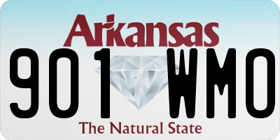 AR license plate 901WMO