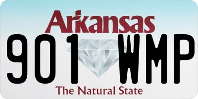 AR license plate 901WMP