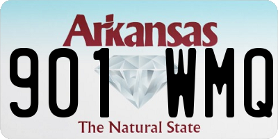 AR license plate 901WMQ