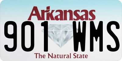 AR license plate 901WMS