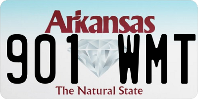 AR license plate 901WMT