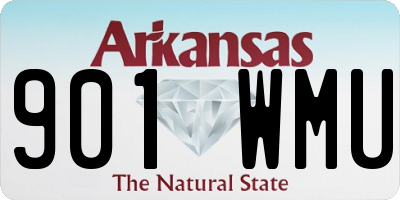 AR license plate 901WMU