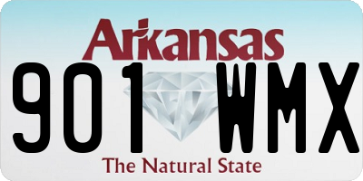 AR license plate 901WMX