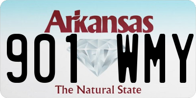 AR license plate 901WMY