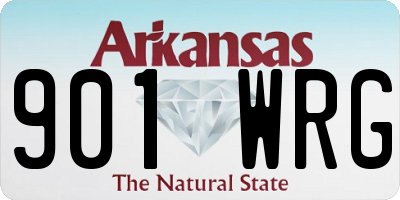 AR license plate 901WRG