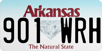 AR license plate 901WRH