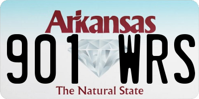 AR license plate 901WRS