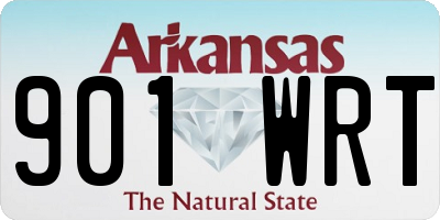 AR license plate 901WRT