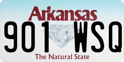 AR license plate 901WSQ