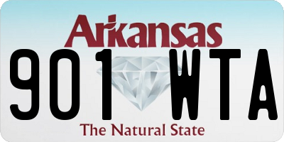 AR license plate 901WTA