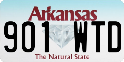 AR license plate 901WTD