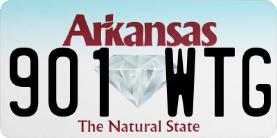 AR license plate 901WTG