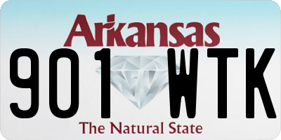 AR license plate 901WTK