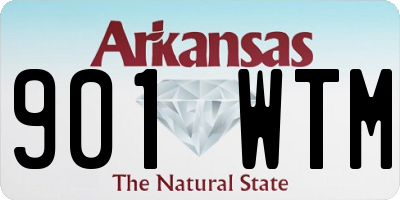 AR license plate 901WTM