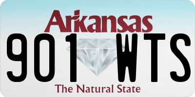 AR license plate 901WTS