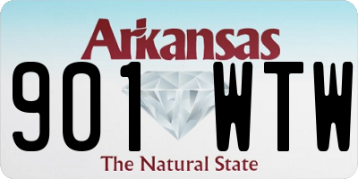 AR license plate 901WTW