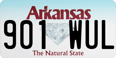 AR license plate 901WUL