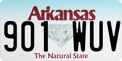 AR license plate 901WUV