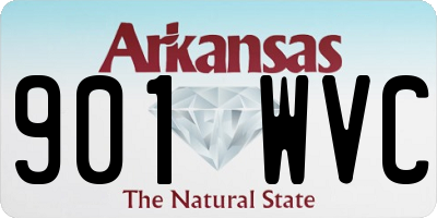 AR license plate 901WVC