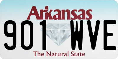 AR license plate 901WVE