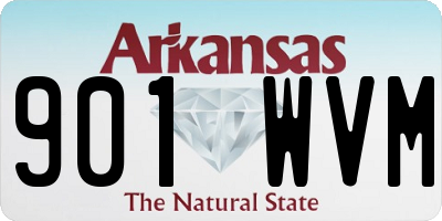 AR license plate 901WVM