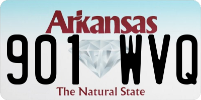 AR license plate 901WVQ