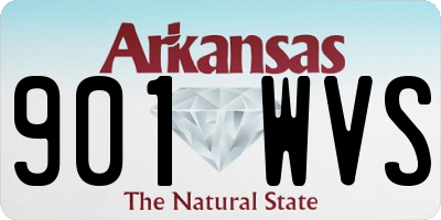 AR license plate 901WVS