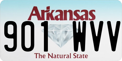 AR license plate 901WVV
