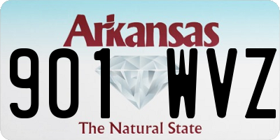 AR license plate 901WVZ