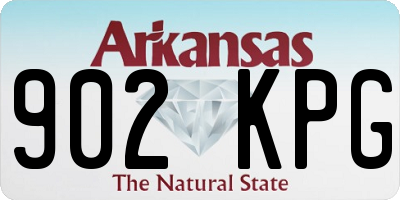 AR license plate 902KPG