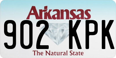 AR license plate 902KPK