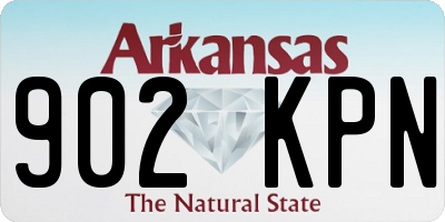 AR license plate 902KPN