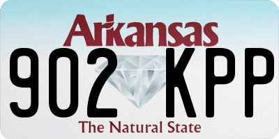 AR license plate 902KPP