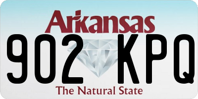 AR license plate 902KPQ