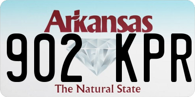 AR license plate 902KPR