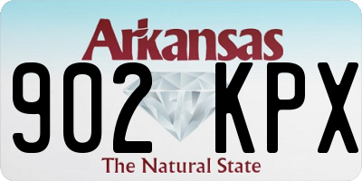 AR license plate 902KPX