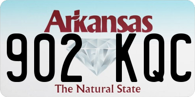 AR license plate 902KQC