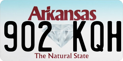 AR license plate 902KQH
