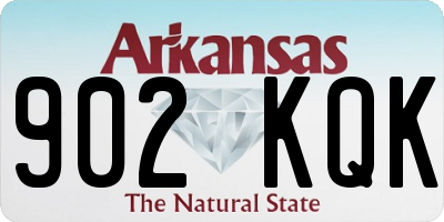 AR license plate 902KQK